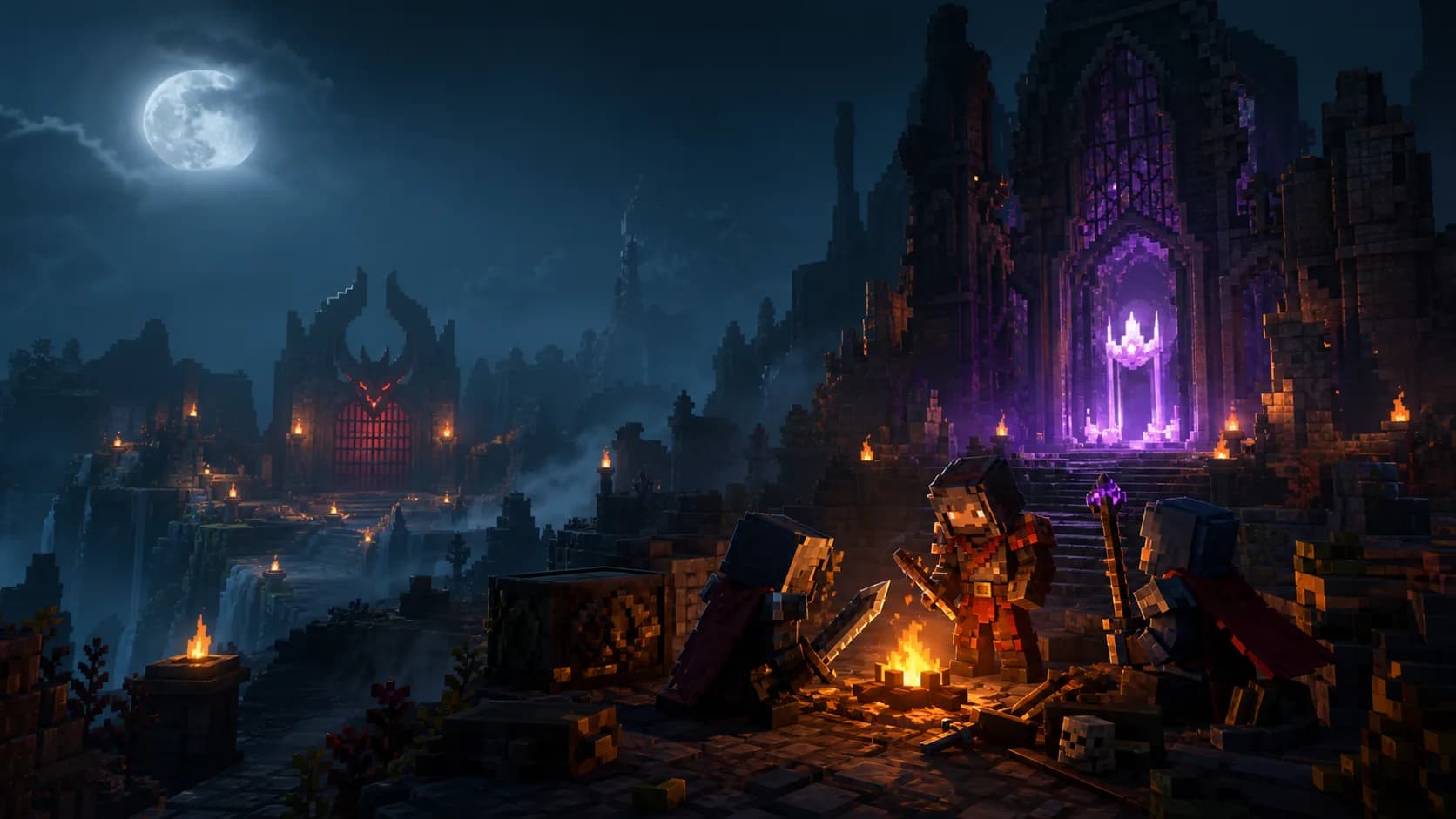 NightfallCraft server guide dark RPG modpack artwork